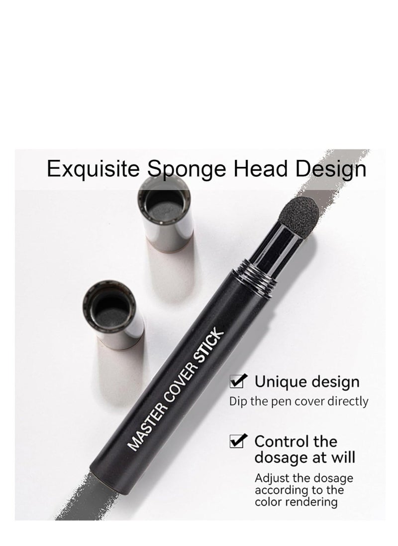 Generic Hairline Powder Stick for Thinning Hair, Black Root Concealer for Bald Spots  Hair Loss, Waterproof  Smudge-Proof Hair Filler, Quick Touch Up for Gray Roots, Instant Hairline Shadow 10g  - Image 5
