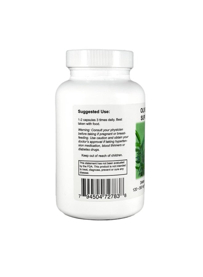 SUPREME Supreme Nutrition Olive Leaf Supreme, 120 Pure 375 mg Capsules | 750 mg per Serving | 2 Pack - Image 3