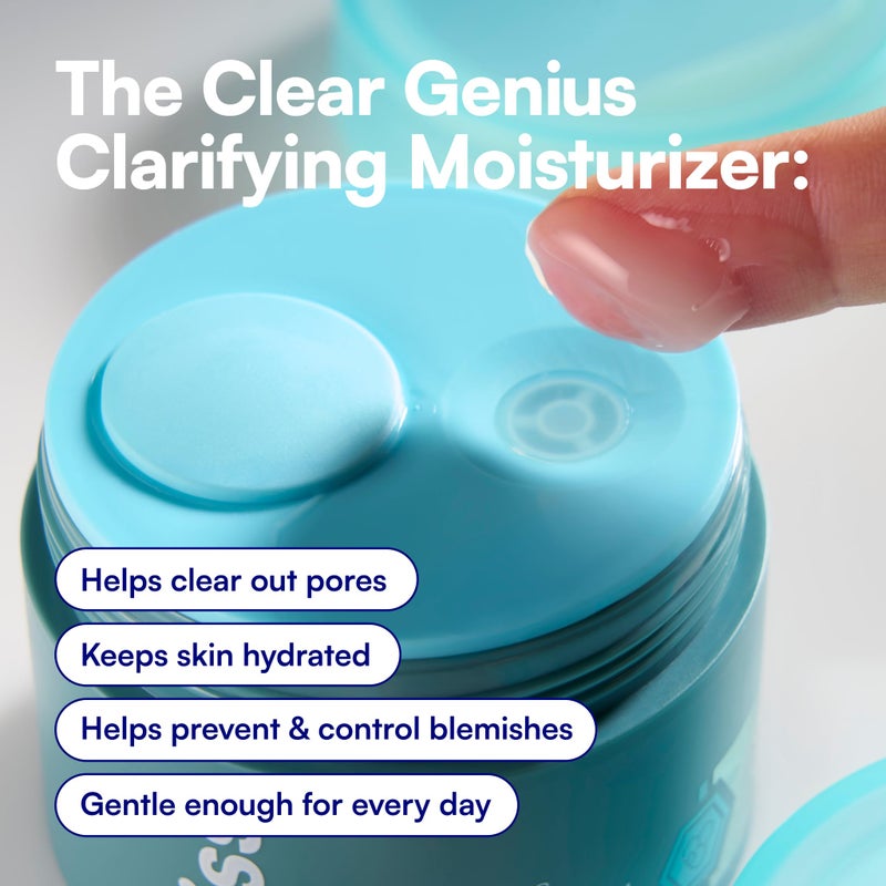Bliss Clear Genius Clarifying Gel Moisturizer with CLARITY 5 Complex | Salicylic Acid, Niacinamide & Witch Hazel for Blemish-Prone Skin, 1.7 fl oz - Image 2