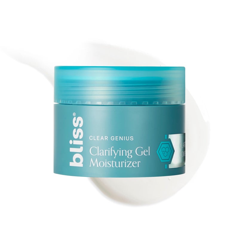 Bliss Clear Genius Clarifying Gel Moisturizer with CLARITY 5 Complex | Salicylic Acid, Niacinamide & Witch Hazel for Blemish-Prone Skin, 1.7 fl oz - Image 1