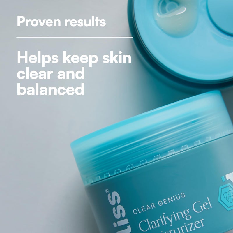 Bliss Clear Genius Clarifying Gel Moisturizer with CLARITY 5 Complex | Salicylic Acid, Niacinamide & Witch Hazel for Blemish-Prone Skin, 1.7 fl oz - Image 5