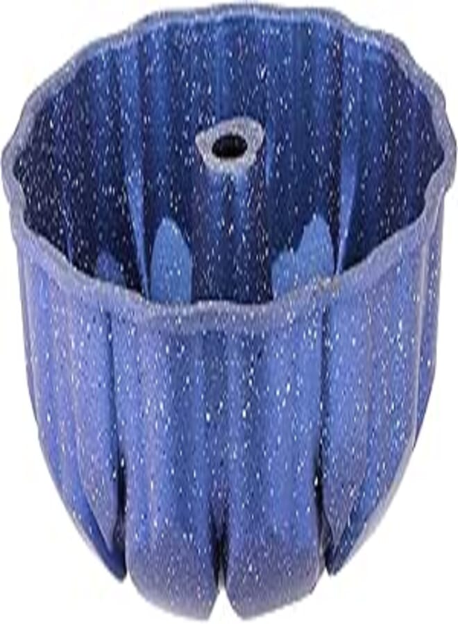 El Maleka New Ellara Turkish Granite Heart Cake Mold, Blue
