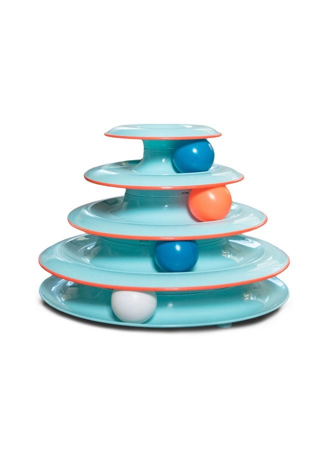 Catstages Chase Meowtain Interactive 4-Tier Cat Track Toy - Image 1