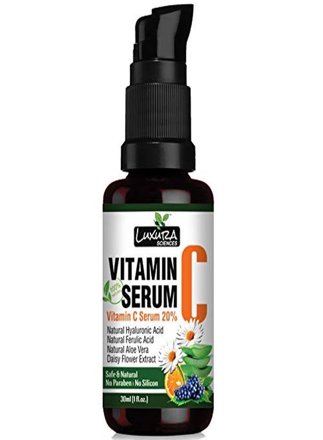 Luxura Sciences Vitamin C Serum For Skin Glow; Anti Ageing; 30 Ml - Image 1