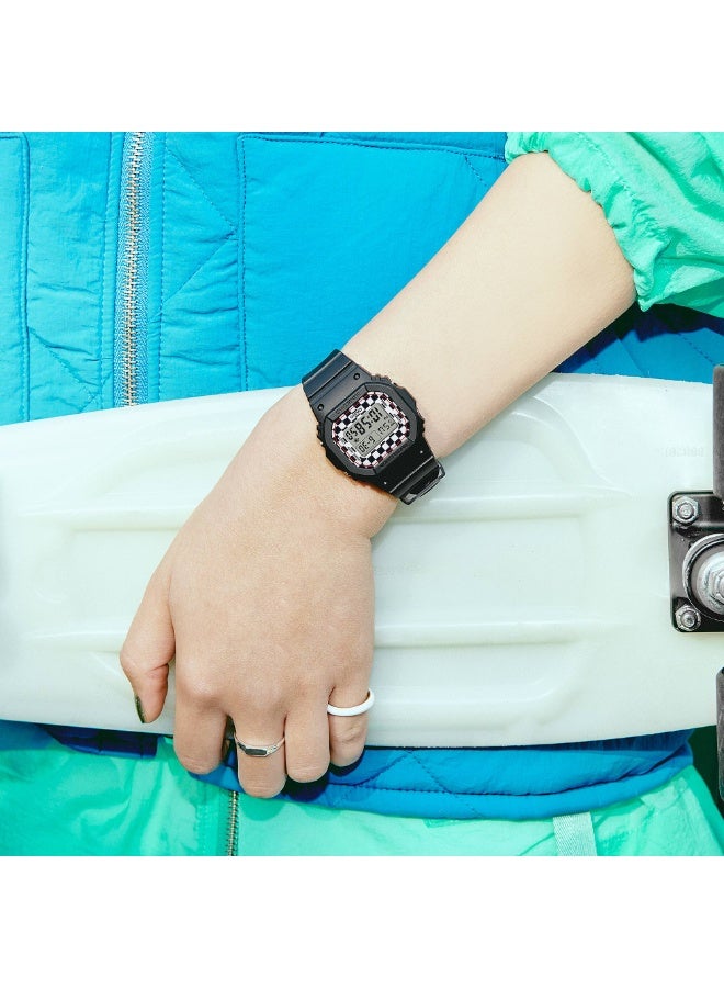 Casio Baby-G BGD-565GS-1DR Women’s Digital Watch, Square Black Glitter Design, Shock Resistant, Daily Water Resistant - Image 3