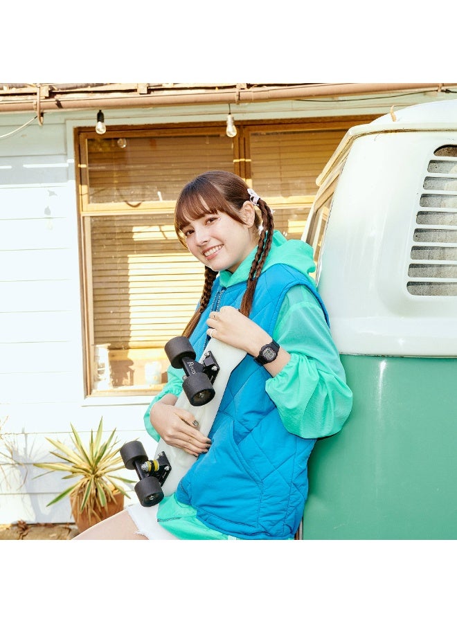 Casio Baby-G BGD-565GS-1DR Women’s Digital Watch, Square Black Glitter Design, Shock Resistant, Daily Water Resistant - Image 4