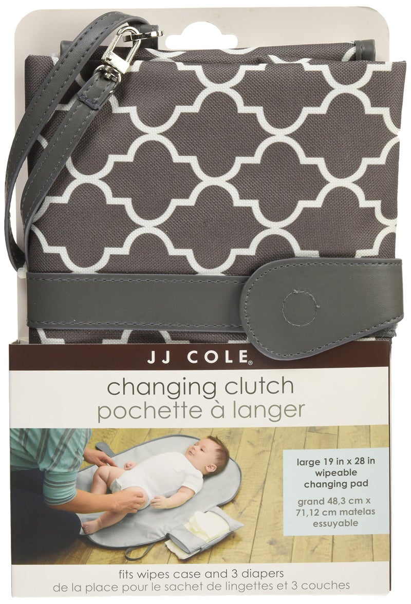 JJ Cole Diaper Changing Clutch, Stone Arbor - Image 5