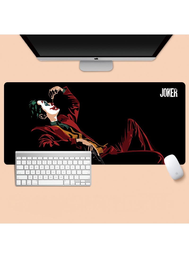 Y&D Joker Anime Movie Characters Gaming Mouse Pad Extended Large Mat Desk Pad Stitched Edges Mousepad Long Mouse Pad And Non-Slip Rubber Base Mice Pad 800X300X4mm