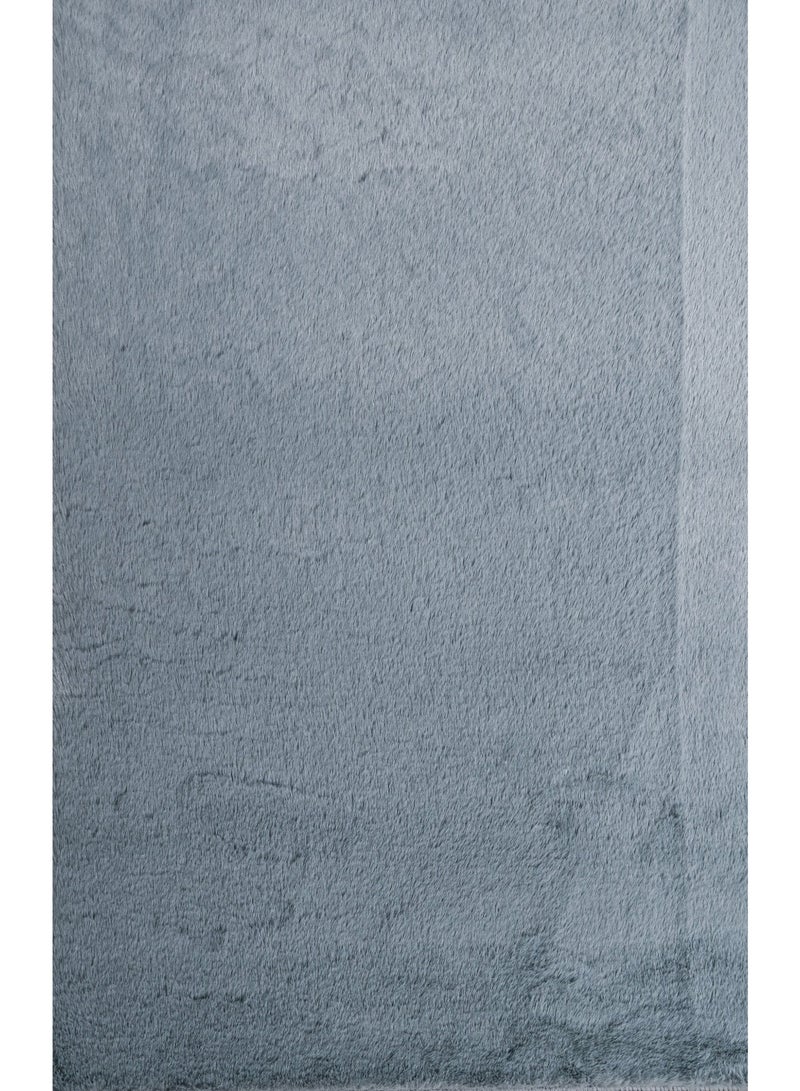 Home auraa Carpet Rug Anti-Slip – Size 200 x 300 cm – 6.56x9.84 ft | Horizon Shaggy Design - Blue Color | Ideal Carpet for Living Room, Bedroom, Office, Hallway or Balcony - Image 5