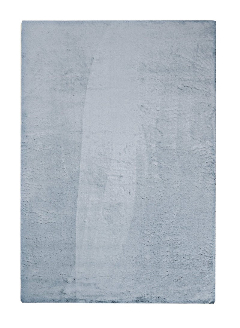 Home auraa Carpet Rug Anti-Slip – Size 200 x 300 cm – 6.56x9.84 ft | Horizon Shaggy Design - Blue Color | Ideal Carpet for Living Room, Bedroom, Office, Hallway or Balcony - Image 4