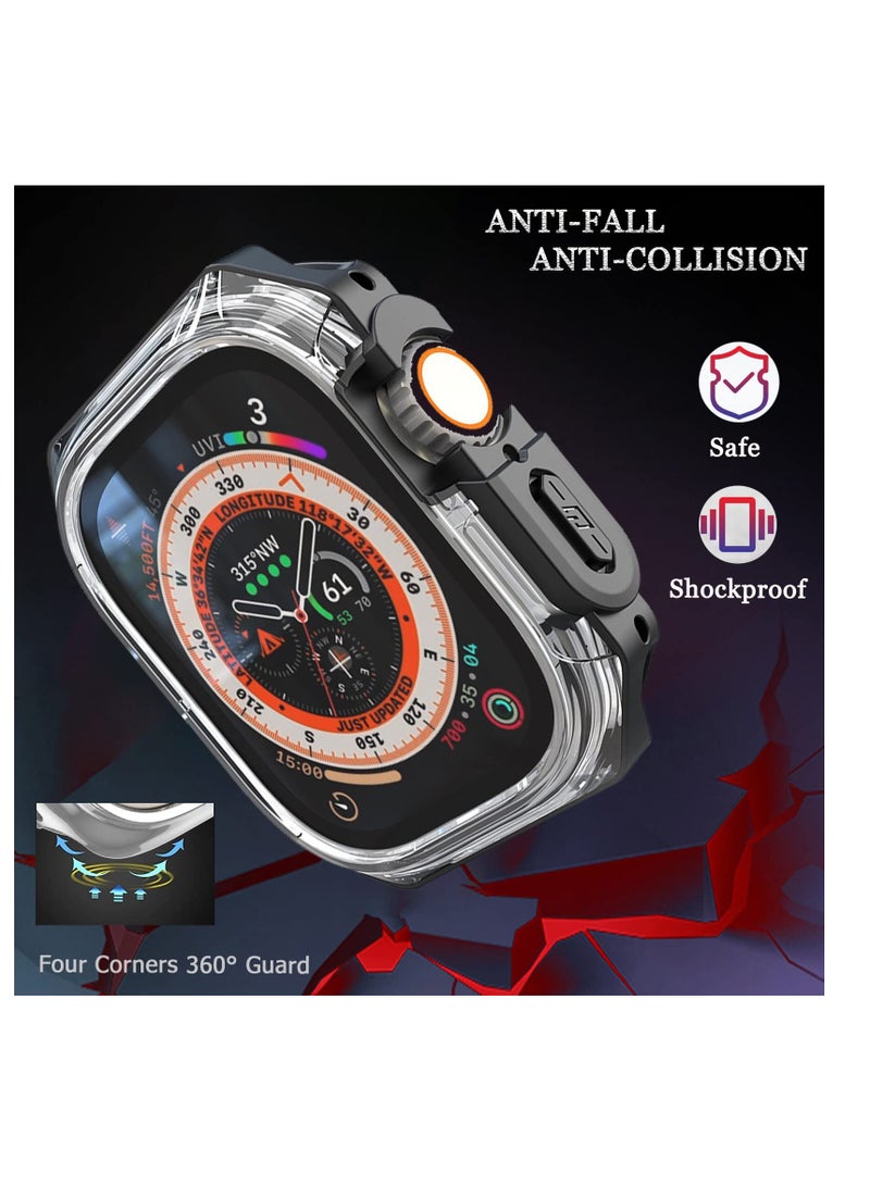 Excefore Watch Protective Case Compatible Apple Watch Ultra 49mm, Heavy Duty Rugged Soft TPU Case, NO Screen Protector Cover Frame for Apple Watch - Image 5