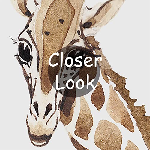 MFWFM Safari Wallpaper for Children with Animals Jungle Wall Mural Watercolor Animals Nursery Wallpaper Kids Room Decor(Not Peel n' Stick) - Image 4