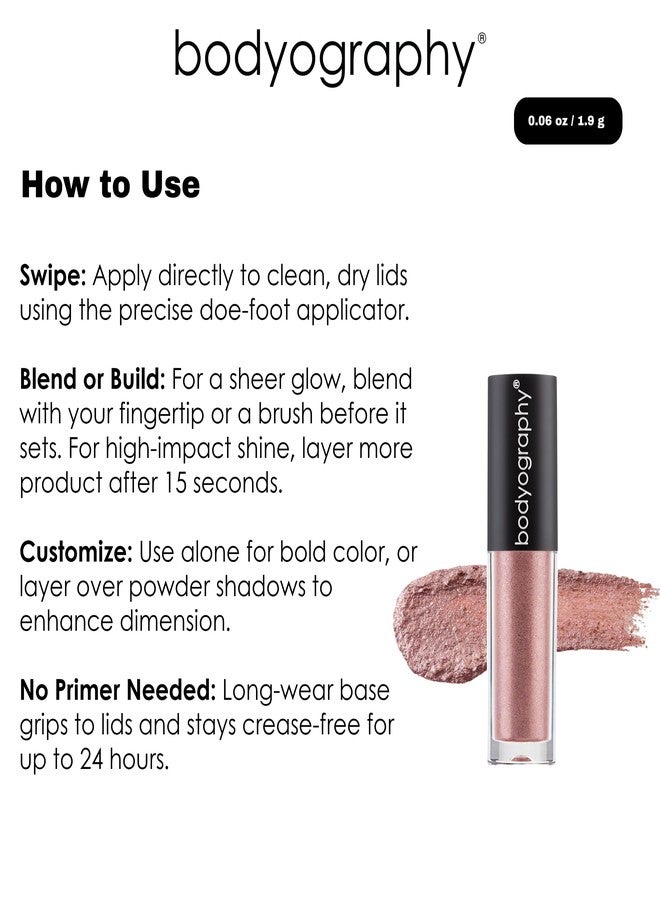 Bodyography Crystal Glide Liquid Eyeshadow - Moonstone by Bodyography for Women - 0.067 oz Eye Shadow - Image 5