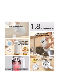 MIJIA Mijia 1.8L Thermal Insulation Kettle(White)  - Image 5