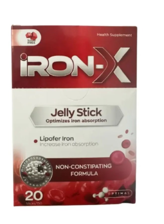 Iron-X Jelly Stick 15g 20’s