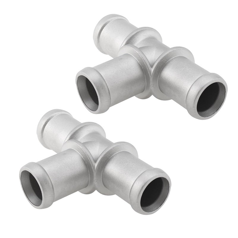 BDFHYK eMagTech 2Pcs Car Coolant Heater Hose Adapter 34 x 34 x 34 TPiece Hose Connectors for Car Coolant or Heater Pipe - Image 3