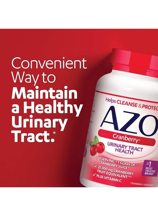 AZO Urinary Tract Health Cranberry Supplement - 100 Softgels - Image 3