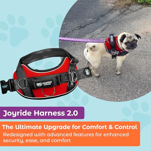 Joyride Harness 2.0 - The Original Side Ring No Pull Dog Harness - No Choke, Escape Proof, Reflective, 3 Leash Clips, Quick Fit Pet Vest - Easy Walks & Training - for Small, Medium & Large Dogs - Image 3