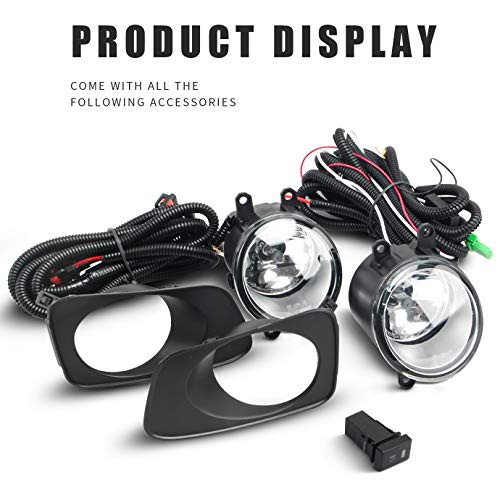 DLAA Fog Lights Compatible with Toyota Corolla Axio 2006 2007 2008 2009 2010 2011 2012 - Image 2