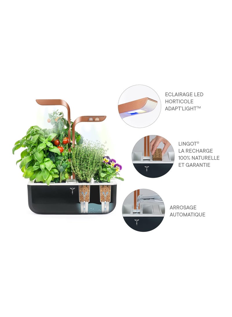 Veritable Veritable Black Copper Smart 4-Slot Indoor Garden - Organiic  - Image 4