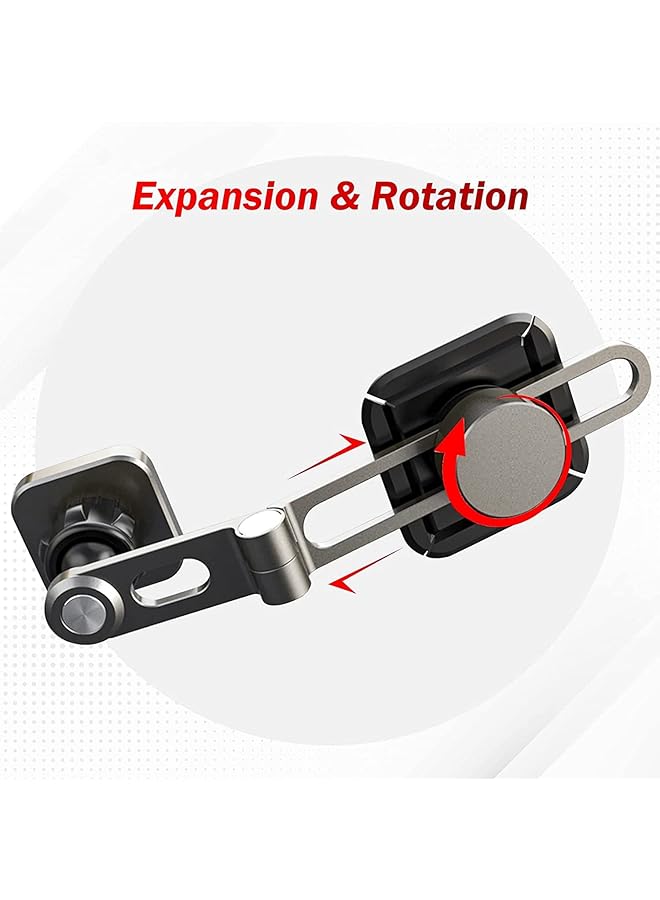 Excefore Car Magnetic Phone Holder Fit For Tesla Model 3/Y Auto Phone Mount Folding Hiddens Bracket Compatible With Magsafe Cellphone 360° Rotation Invisible Support Gift For Man Woman - Image 2