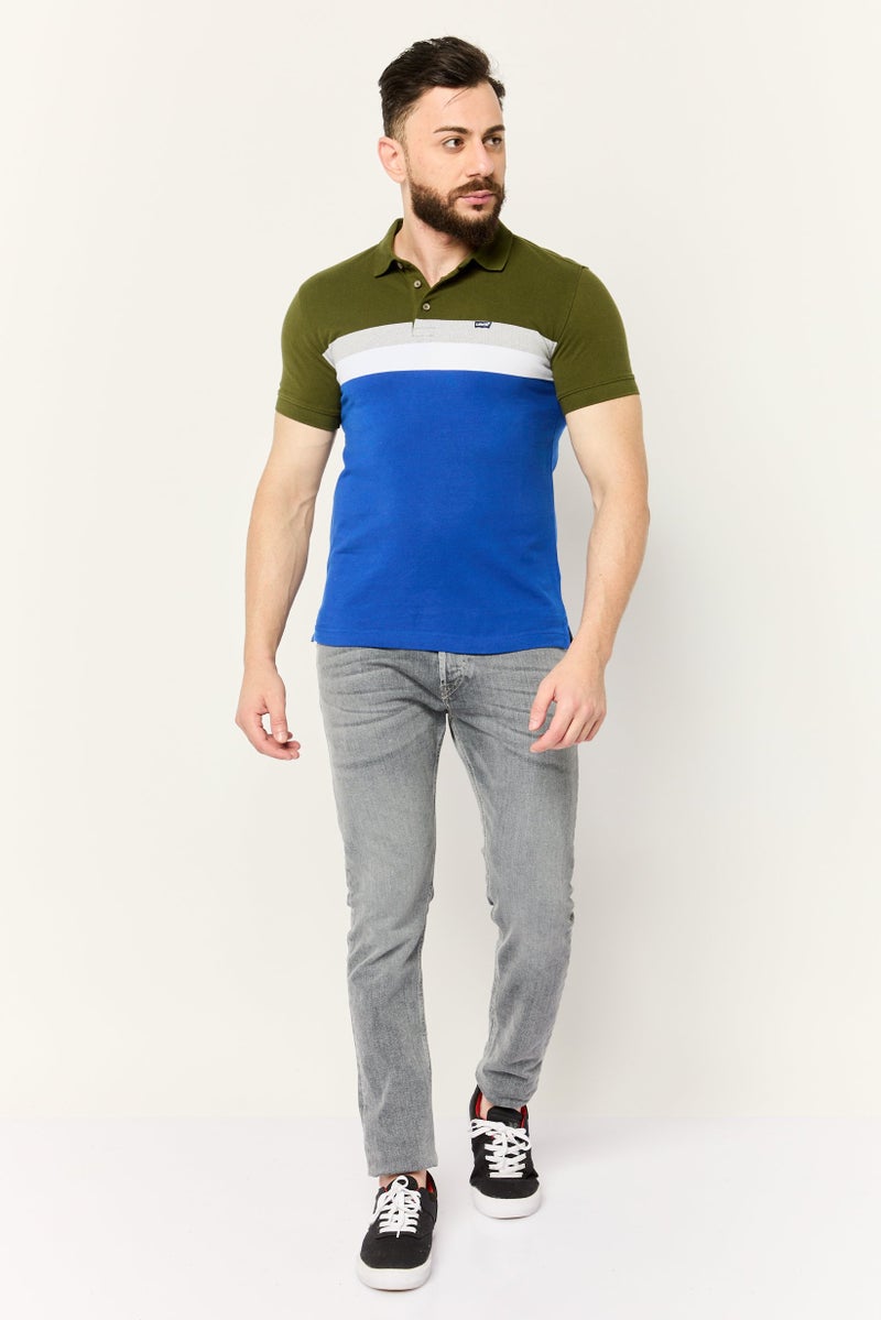 Levi's قميص بولو قصير الأكمام للرجال بتصميم عادي مع شعار العلامة التجارية، متعدد الألوان - Image 3