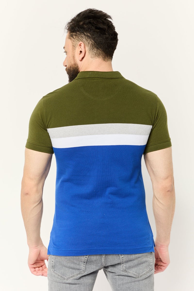 Levi's قميص بولو قصير الأكمام للرجال بتصميم عادي مع شعار العلامة التجارية، متعدد الألوان - Image 4