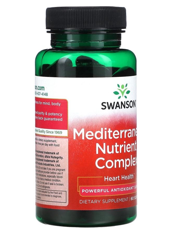 SWANSON Mediterranean Nutrient Complex 60 Softgels - Image 2