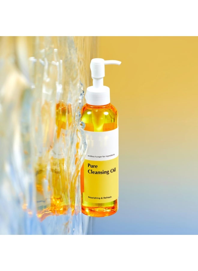 DubaiGallery Pure Cleansing Oil (6.7 fl oz / 200ml) - Blackhead melting and gentle Daily Makeup removal for Sensitive skin with Argan Kenel Oil (Vitamin E), Nourishing skin and keep pH balance (Yellow) - Image 4