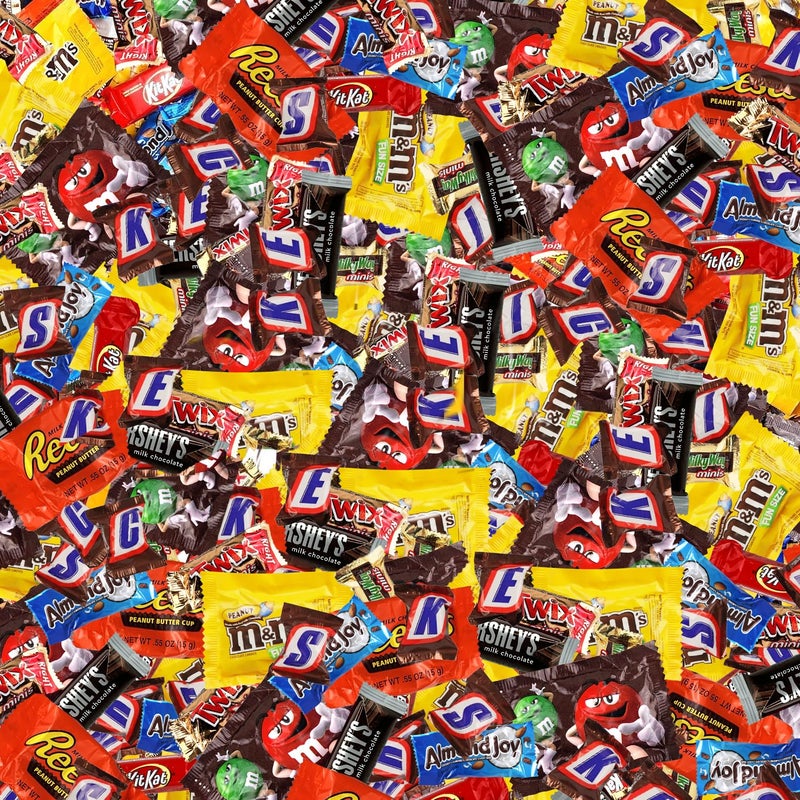 Assorted Chocolate Candy Mix - Individually Wrapped Chocolates - 2lb Bulk Variety Pack for Snacking, Sharing, and Gifting - Ideal for Home, Office, and Events - Image 1