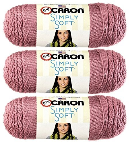 Caron Simply Soft Yarn Solids 3Pack Plum Wine H970039722