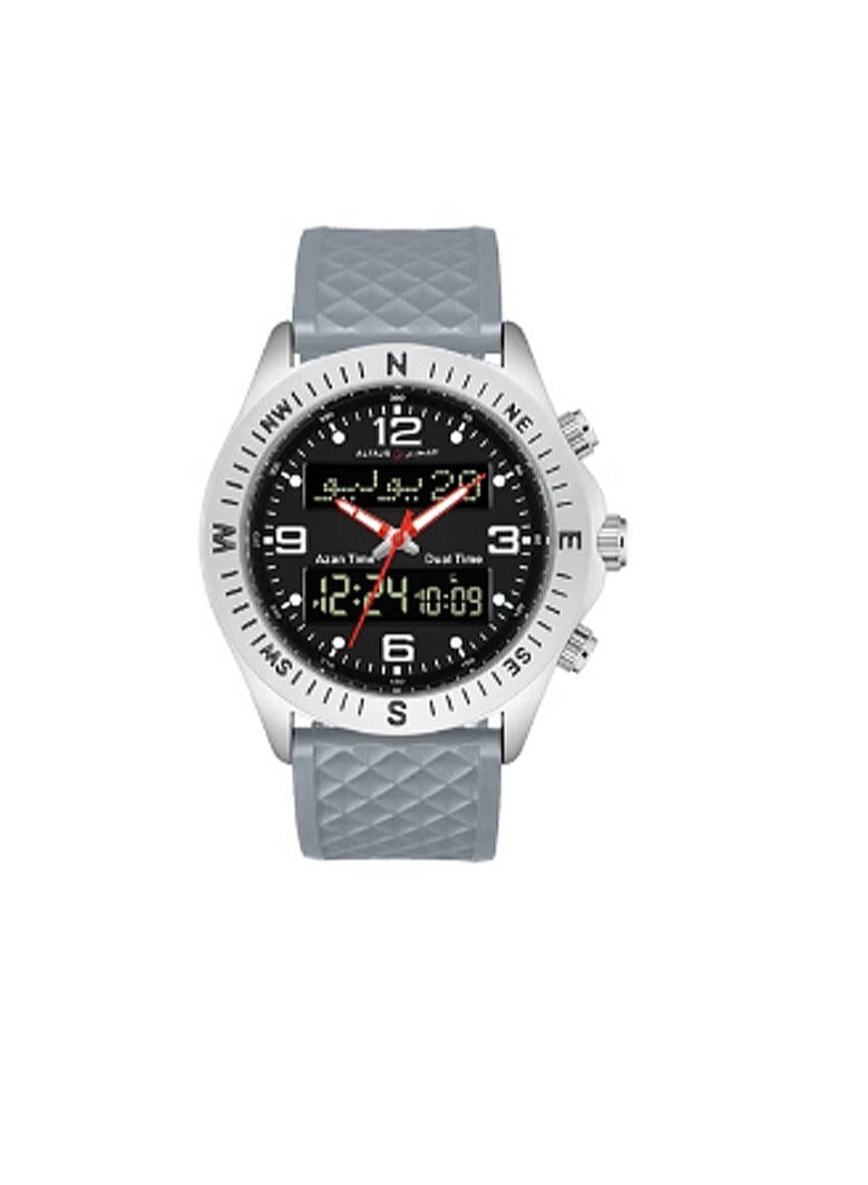 Al Fajr Water Resistant Digital Watch WH-24S-GRAY