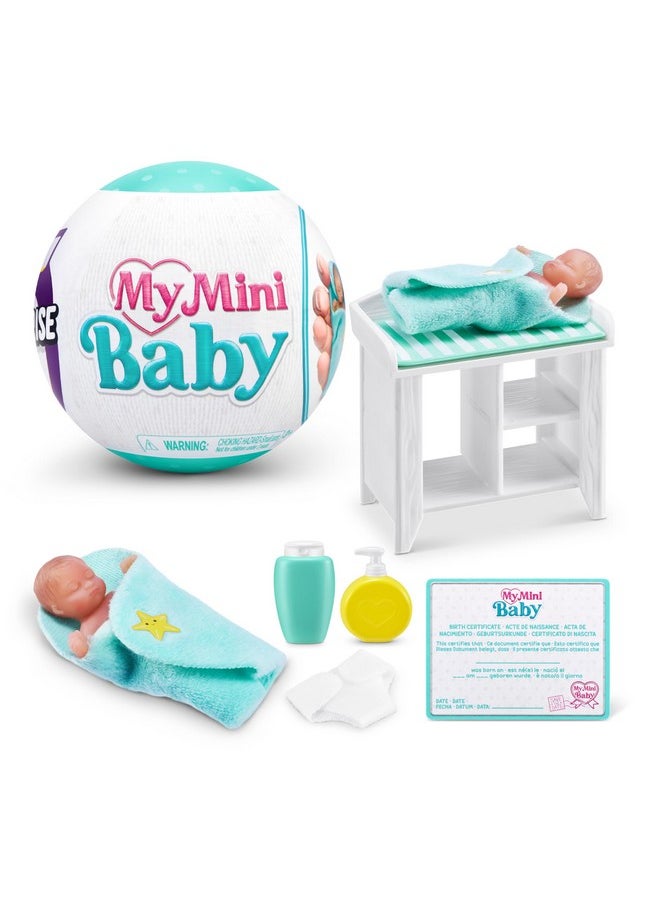 5 Surprise My Mini Baby Series 1 By Zuru, Collectible Mystery Capsule, Toy For Girls, Realistic Miniature Baby, Playset And Accessories  - Image 4