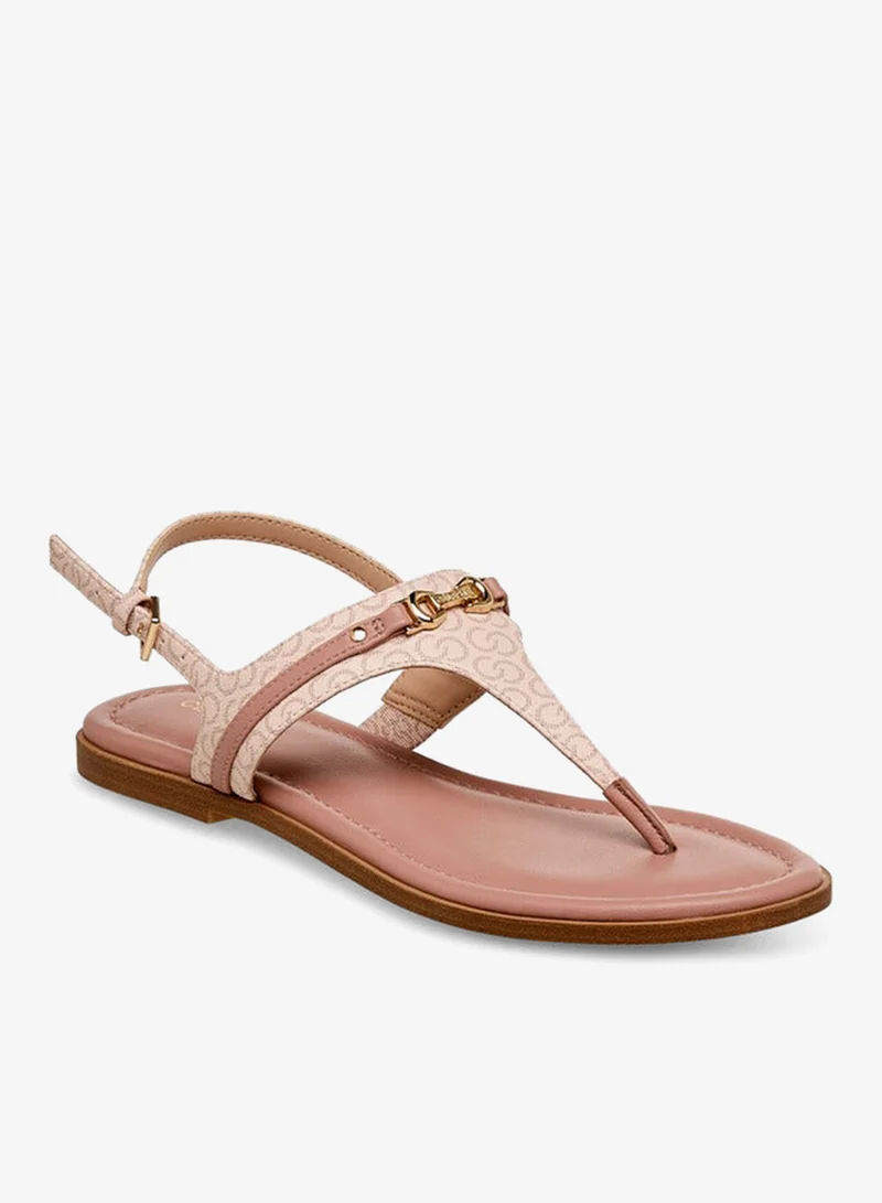 Celeste Pink Women Buckle Closure Strap Sandals for Women | Best Price UAE