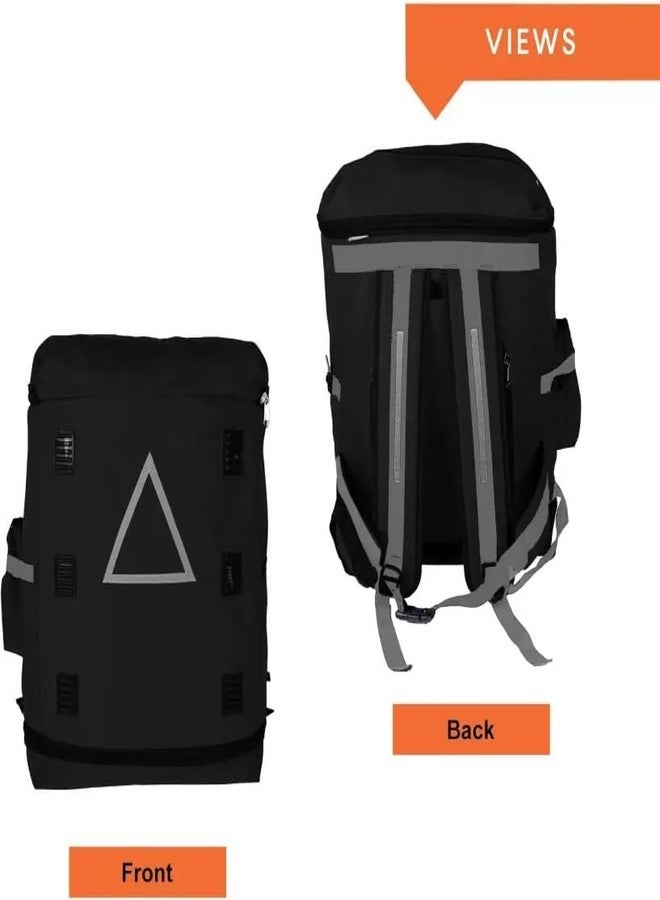 DAMONS Grocery Logistic E-Commerce Courier Carriage Delivery Backpack Bag 135 LTR (Black) - Image 3