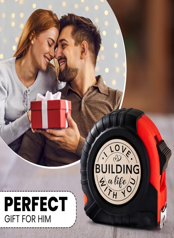 Macorner Tape Measure Husband Gifts, Birthday Gifts for Husband from Wife, Boyfriend Gifts, Groom Gifts from Bride on Wedding Day, 16.4 inch Tape Measure Gift for Birthday, Christmas, Fathers Day - Image 2