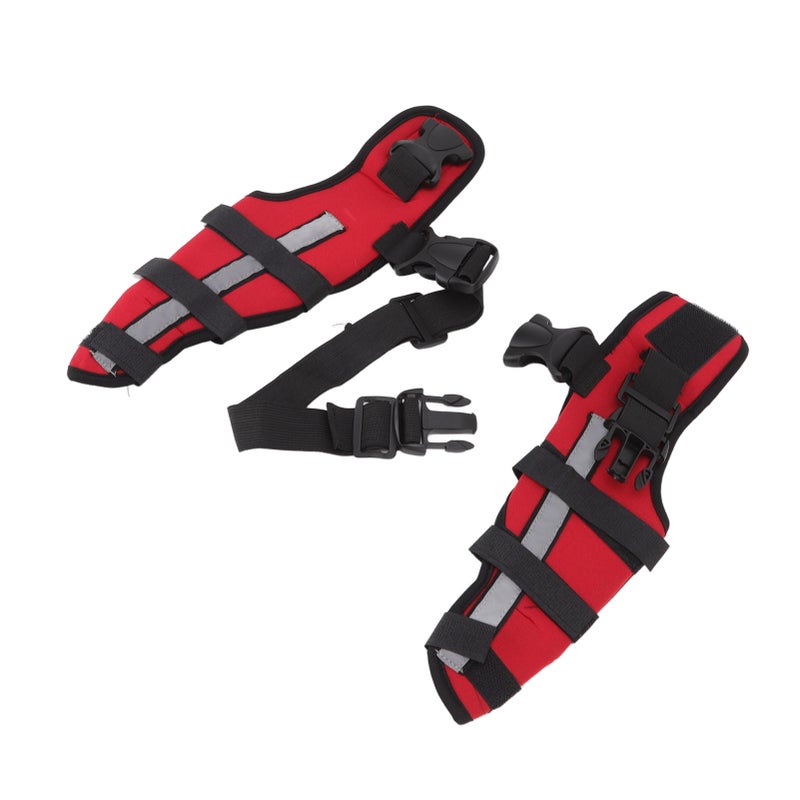 Dog Leg Brace Elastic Safe Shockproof Pet Knee Pads with Reflective Strips for Pets and Dogs S - Image 2