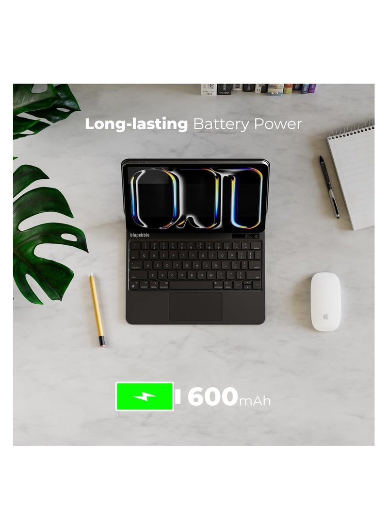 Blupebble Magic Folio with Trackpad Keyboard Eng/Arb for iPad Pro 13 Inch - Image 5