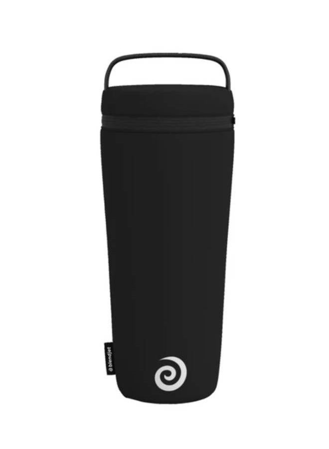 blendjet V2 Insulated Sleeve Accessory | for BlendJet V2 32oz XL Jar, Keeps Smoothies Cold for Hours, Portable w/ High Quality Materials, Leak Proof Nylon, Zippered Top Cover & Wrist Strap - Black - Image 1