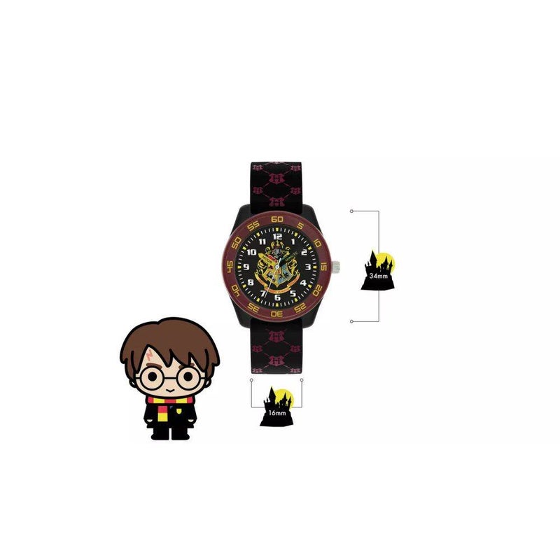 Disney Warner Bros. Harry Potter Time Teacher Analog Watch (Black/Burgundy) - Image 3