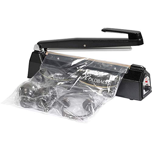 Aviditi Powerseal 12" Impulse Manual Heat Sealing Bag Machine for Closing Plastic Poly Bags and Tubing (1 Machine) - Image 3