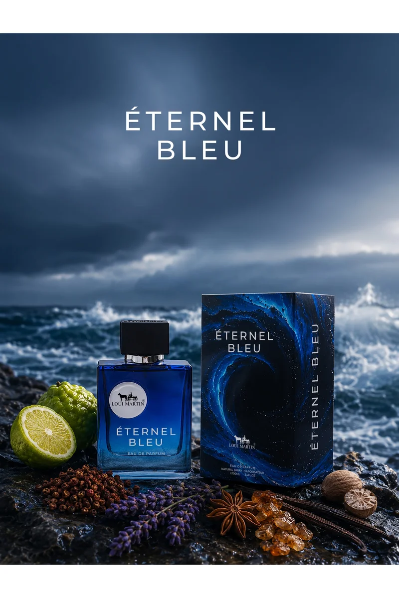 Loui Martin Eternel Bleu Eau de Parfum 100ml | Fresh & Elegant Blue Fragrance
