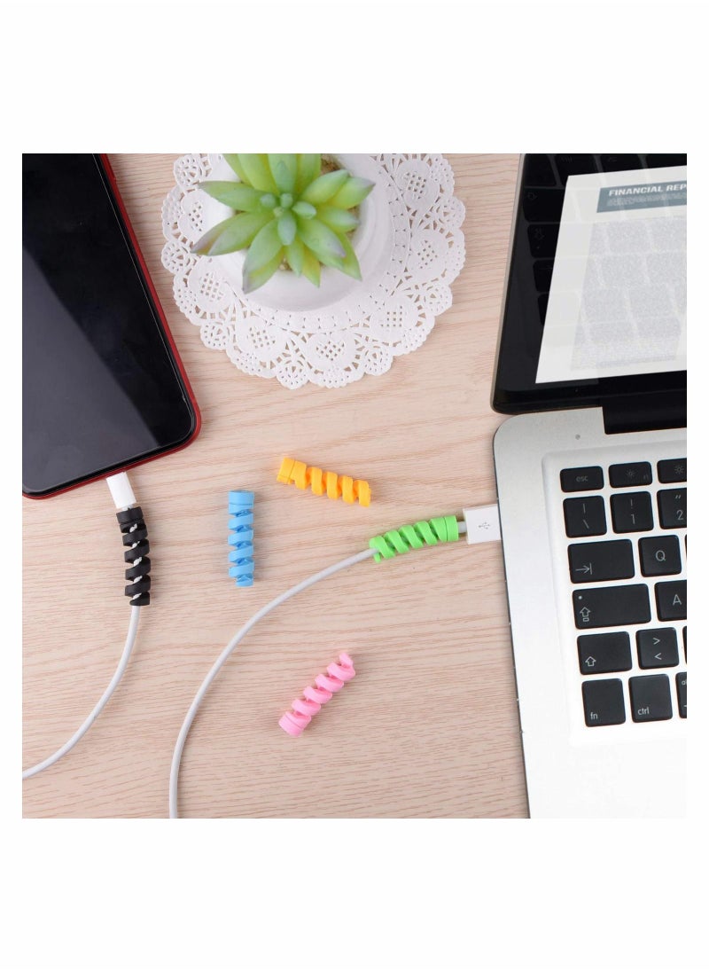 SYOSI - Cute Cable Protector 22Pcs Cable Saver Animal Charging Cable Buddies Cable Protect Sets Compatible for iPhone iPad Charger Cable Only - Image 1