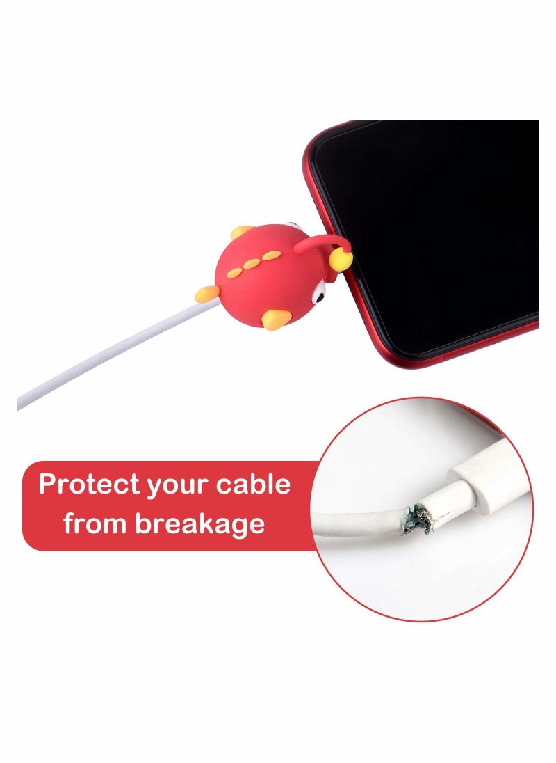 SYOSI - Cute Cable Protector 22Pcs Cable Saver Animal Charging Cable Buddies Cable Protect Sets Compatible for iPhone iPad Charger Cable Only - Image 1