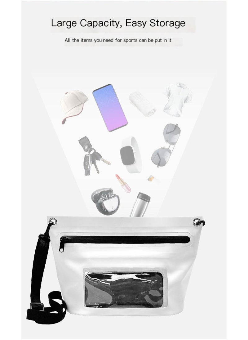 Generic Outdoor Waterproof Shoulder Bag Cell Phone Pouch Large Waterproof Phone Pouch Dry Bag  - Image 3