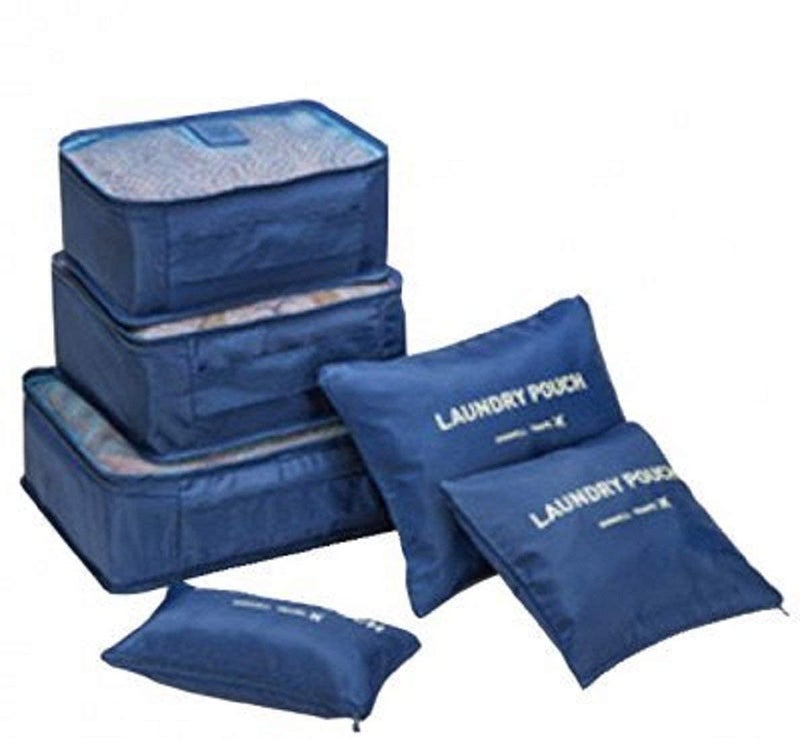 RAIYARAJ Travel Laundry Pouch Cosmetics Makeup Bags Cubes PolyesterNylonPlastic - Image 1