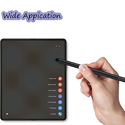 PCTC Galaxy Z Fold 4 S Pen Fold Edition,S Pen Z Fold 4,4096 Pressure Levels,Stylus Pen Replacement for Samsung Galaxy Z Fold 4 5G + Tips/Nibs(Black) EF- FF92PCBEGUS - Image 3
