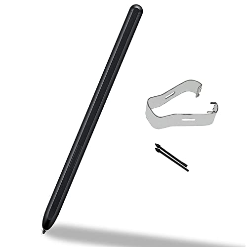 PCTC Galaxy Z Fold 4 S Pen Fold Edition,S Pen Z Fold 4,4096 Pressure Levels,Stylus Pen Replacement for Samsung Galaxy Z Fold 4 5G + Tips/Nibs(Black) EF- FF92PCBEGUS - Image 1