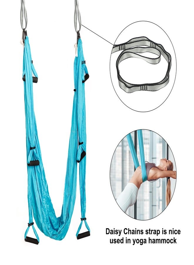 باتيكيل حزام يوغا باتيكيل قابل للتعديل بطول 1.5 متر، مصنوع من النايلون، مناسب للتمارين الرياضية المنزلية والبيلاتس والجمباز، لون رمادي. - Image 5