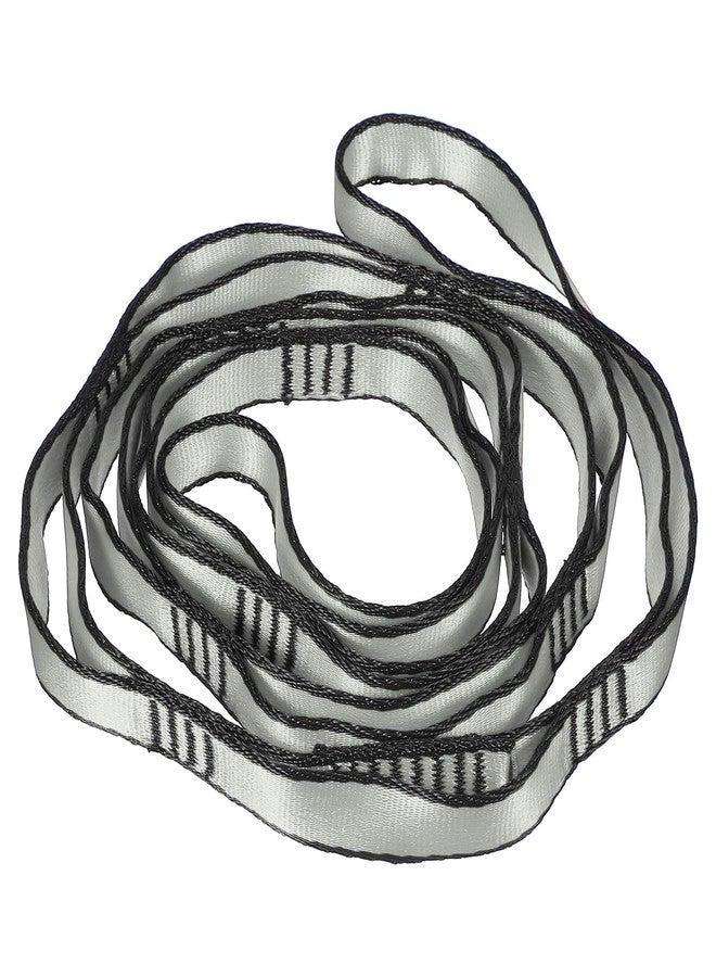 باتيكيل حزام يوغا باتيكيل قابل للتعديل بطول 1.5 متر، مصنوع من النايلون، مناسب للتمارين الرياضية المنزلية والبيلاتس والجمباز، لون رمادي. - Image 1